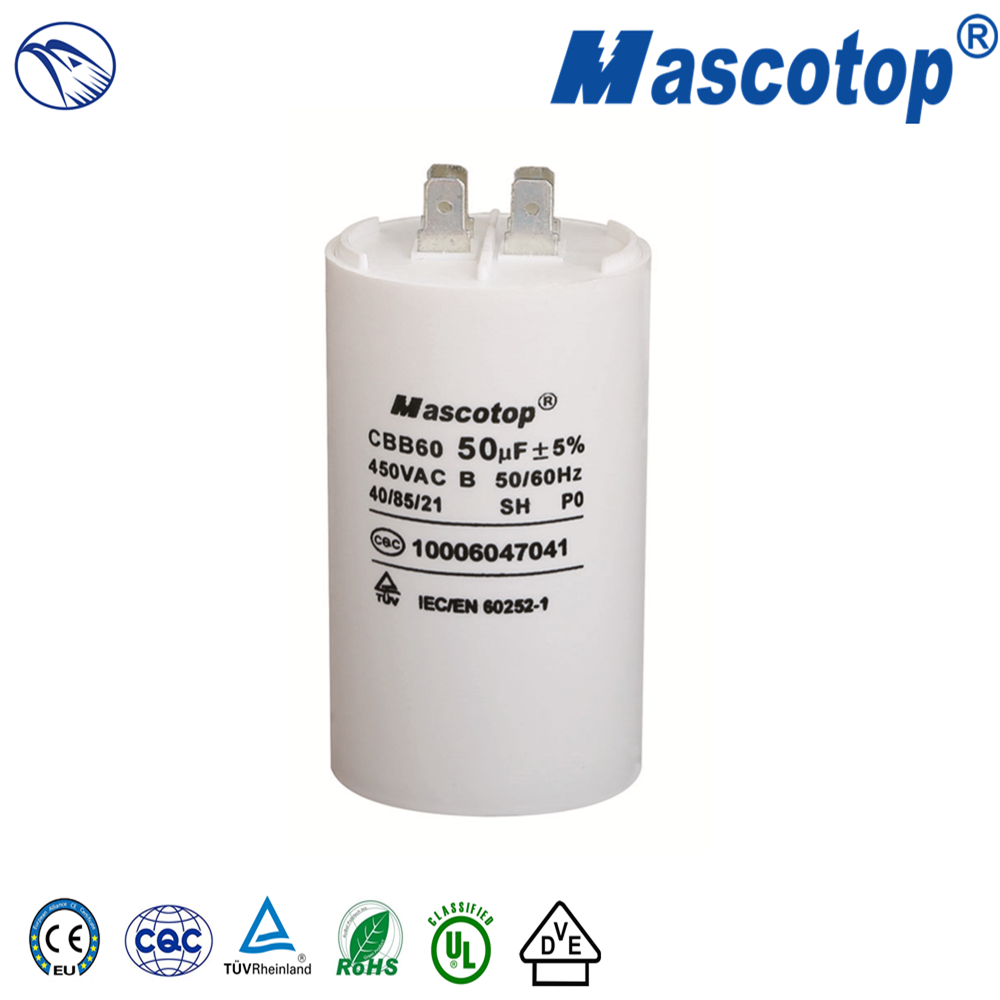 CBB60 AC motor capacitor 