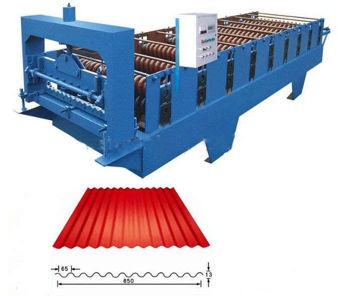 Color Steel Corrugated Profile Roof Panel Roll Forming Machine price