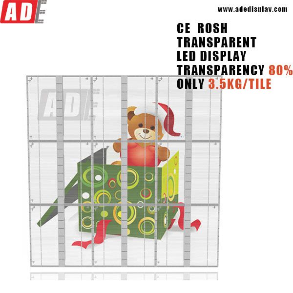 fixed China best video high brightness glass led screen ct@adedisplay.com