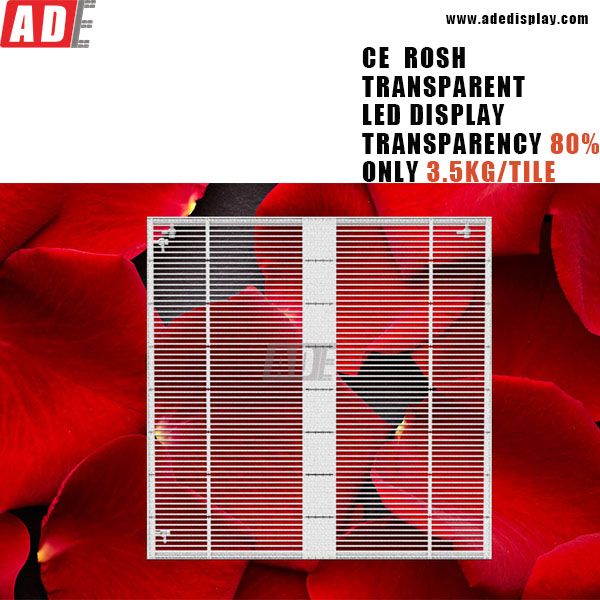 fixed China best video high brightness glass led screen ct@adedisplay.com