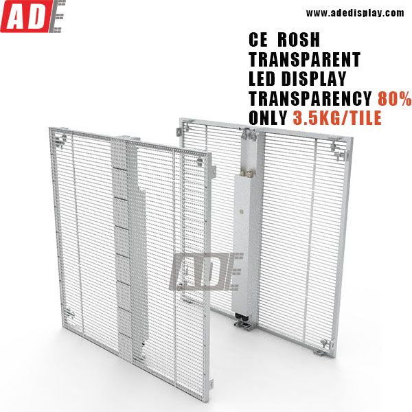 CHINA led display supplier TRANSPARENT LED screen led advertising display ADE TECH ct@adedisplay.com