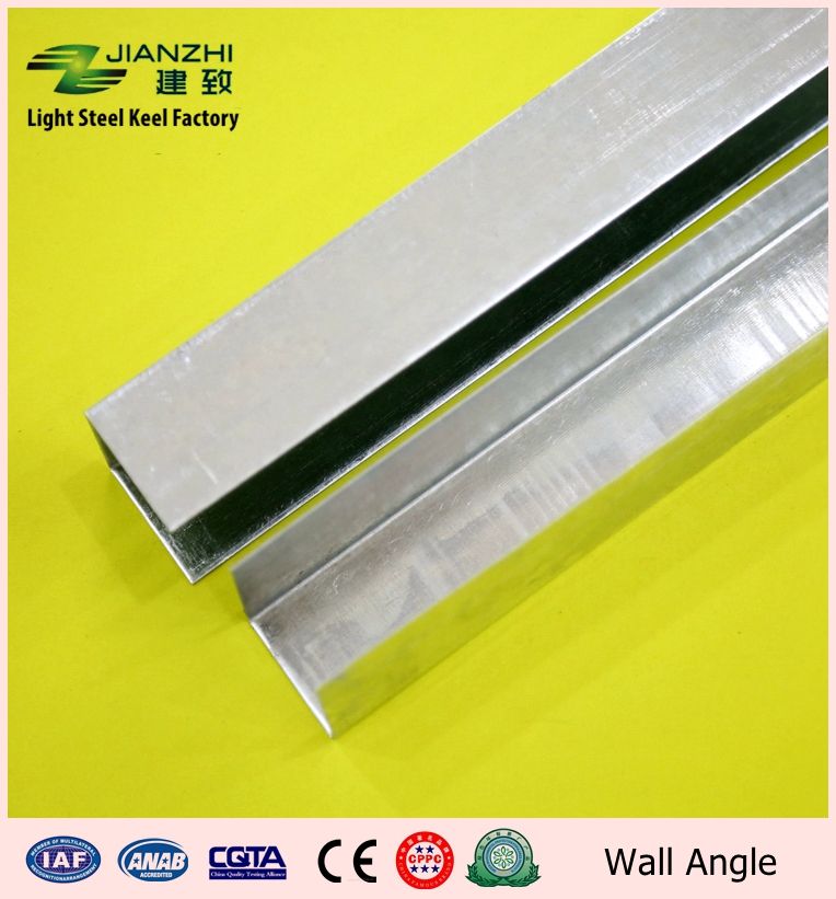 Best supplier 30*30*30mm ceiling u type wall angle with 80g/m2 zinc coating