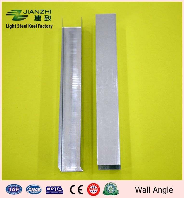 Best supplier 30*30*30mm ceiling u type wall angle with 80g/m2 zinc coating