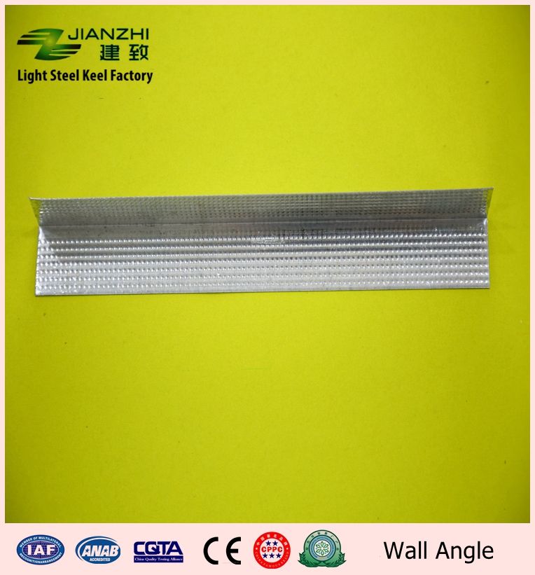 Factory price 60-120g/m2 zinc coating steel keel L type ceiling wall angle 