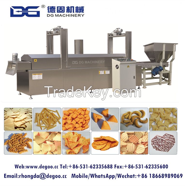 fried wheat flour based snacks machine