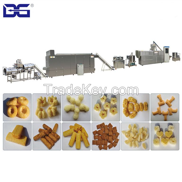 2d 3d pellet snack machine slanty making plant