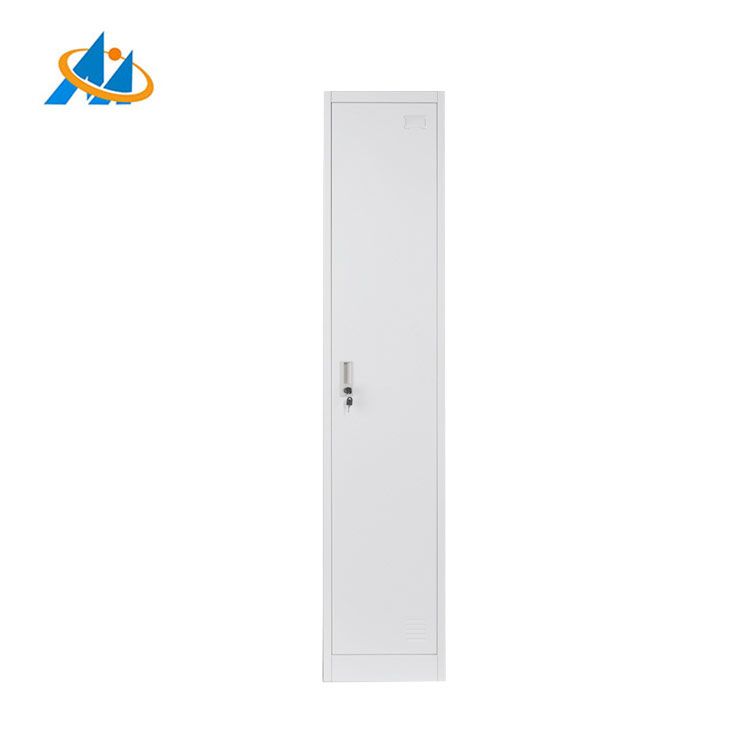 Knock down metal storage single door locker modern bedroom wardrobes