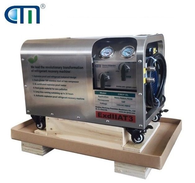 oil less explosion proof refrigerant recovery machine CMEP-OL R32