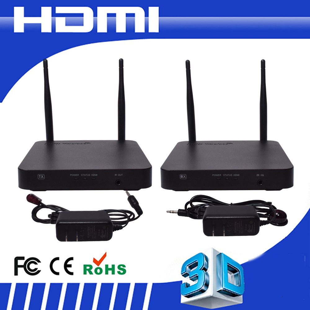 Long Range China Factory Wireless HDMI extender 100m 2.4G/5G dua frequency wireless video transmitter and receiver