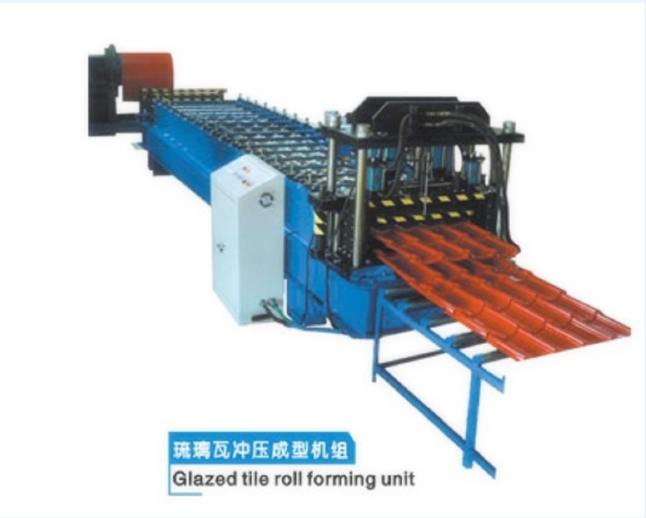 TILE ROOFING ROLL FORMING MACHINE