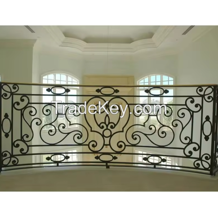 Wrought iron Stair handrail