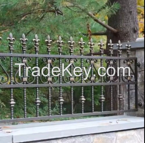 wrought iron fence