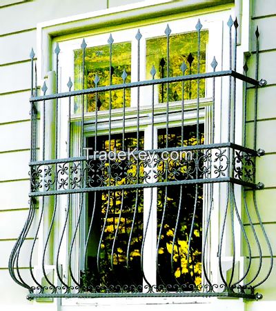 Wrought iron  window