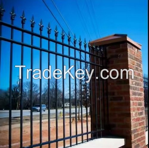 wrought iron fence