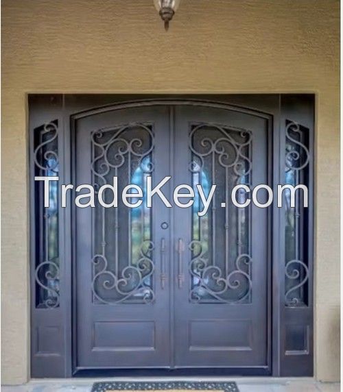 wrought iron door