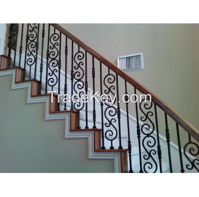 Wrought iron Stair handrail