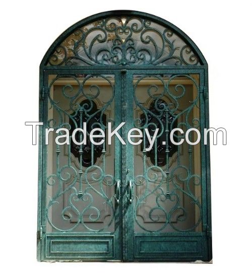 wrought iron door