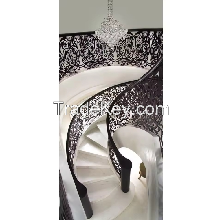 Wrought iron Stair handrail