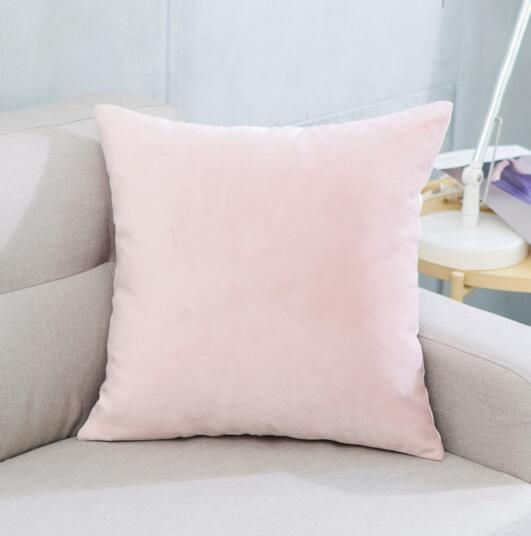 yoyoKMC Solid Velvet Throw Pillow Cover/Euro Sham/Cushion Sham, Super Luxury Soft Pillow Cases, Many Color & Size options