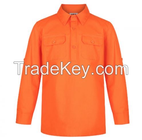 Orange Hi Viz Work Shirt