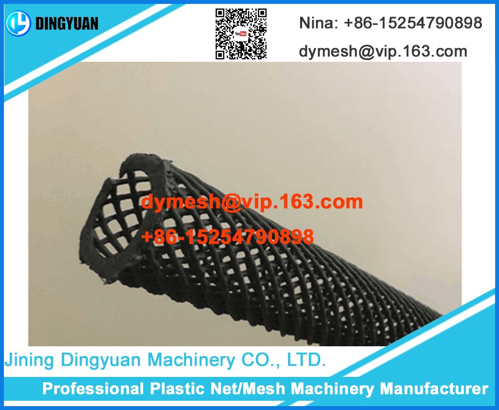 Plastic net pipe machine