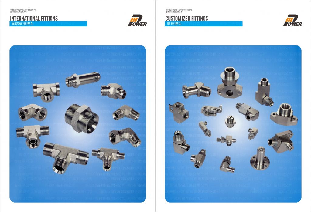 Hydraulic tube fittings and adapters