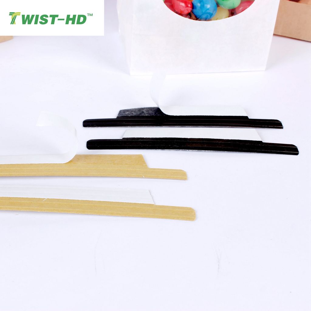 garden fresh vegetable paper twist ties/wire tag