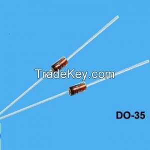 0.5W Zener Diode Do-35 1n5221 to 1n5267 2.4V-75V