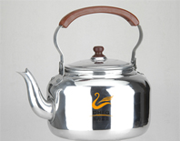 Polished Aluminum Tea Kettle