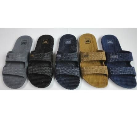 2017 wholesale PVC customer slide sandals men slippers