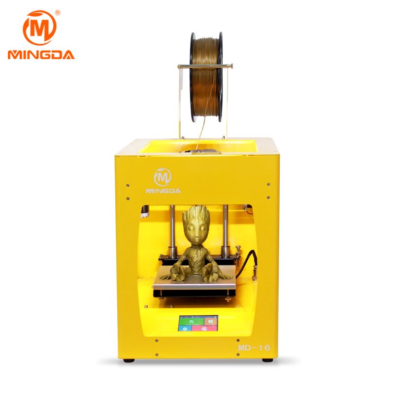 Shenzhen MINGDA Supply MD-16 Printing Size 160*160*160mm Desktop 3D Printer Machine with High Accuracy Printing Gift Models