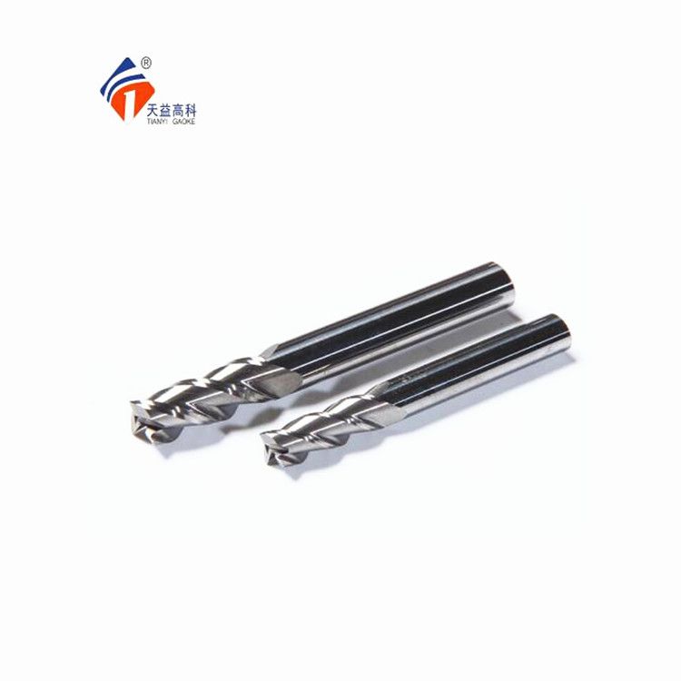 Cemented Tungsten Carbide End Mills for Aluminum Processing