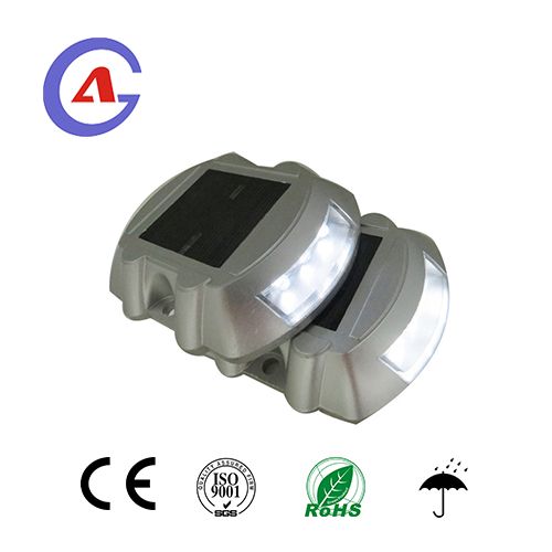 Blinking led light driveway solar traffic road stud / raised pavement marker