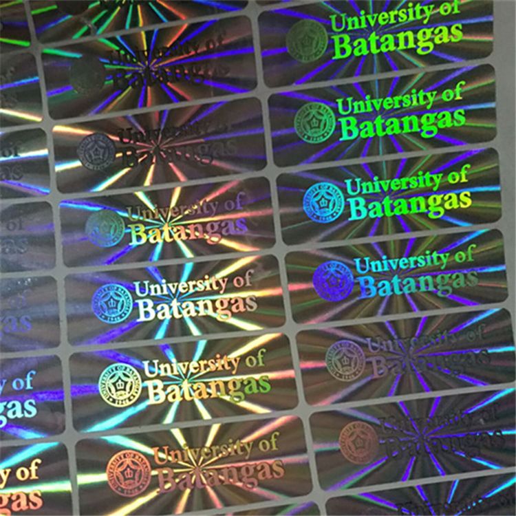 2D DOT Matrix Laser 3D Hologram Sticker Label