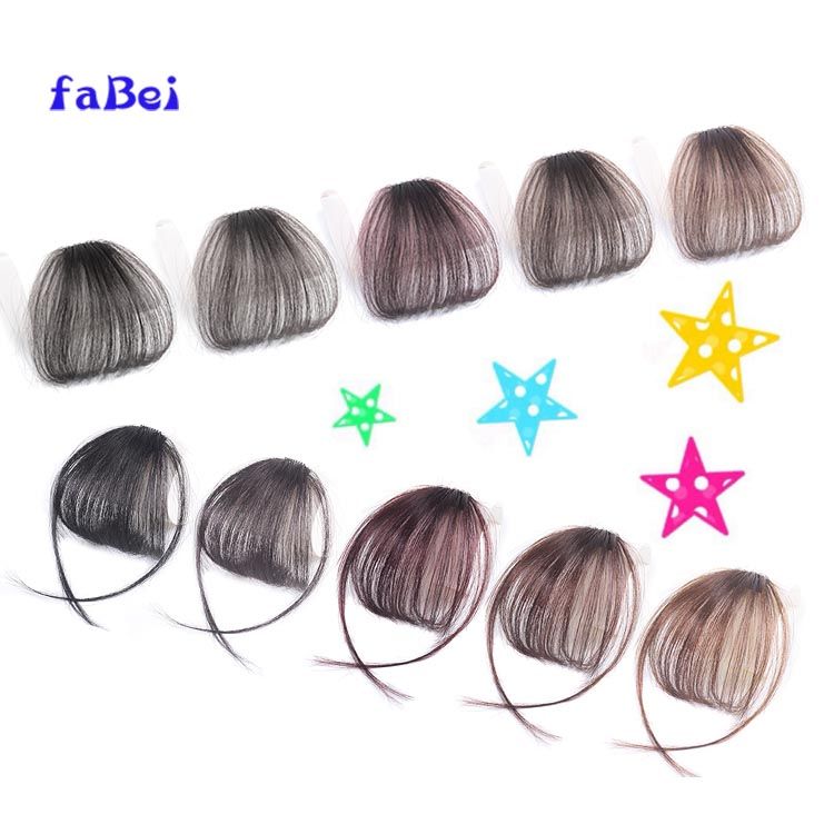  blond color 613# 100% human hair fringe clip in fringe hair in stock with many color avaliable