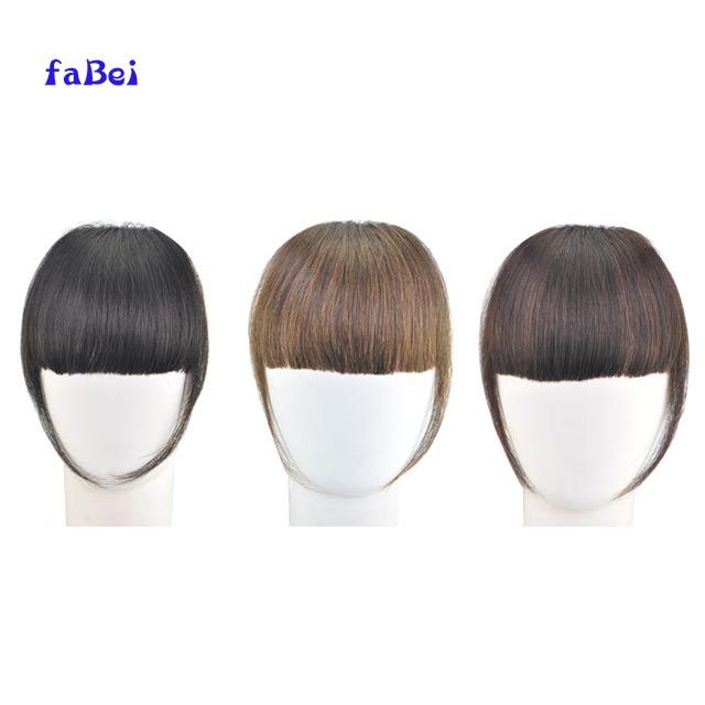  blond color 613# 100% human hair fringe clip in fringe hair in stock with many color avaliable