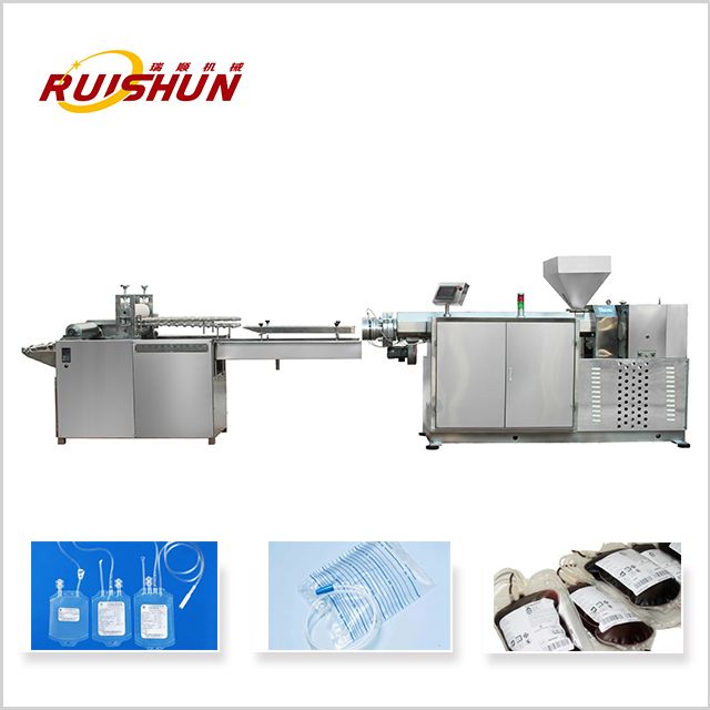 Medical blood film bag extrusion machine