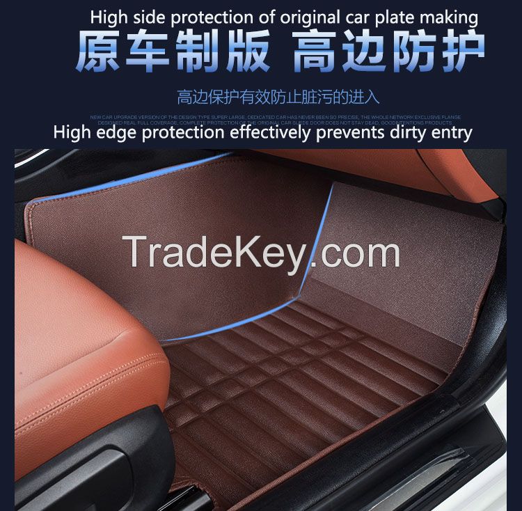 car mat 5D/3d	EVA leather car mat easy clean pads factory price pads			