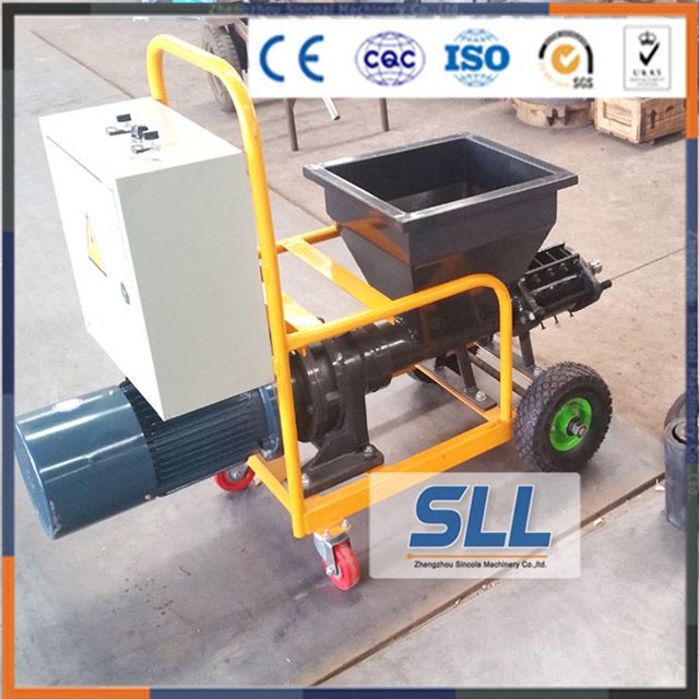 ready mix plastering mortar screw type with high pressure mortar spraying machine