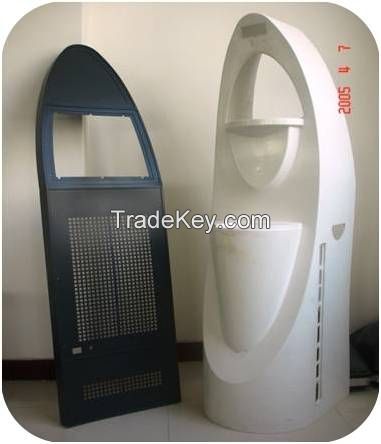 Plastic parts and injection mould for home appliance