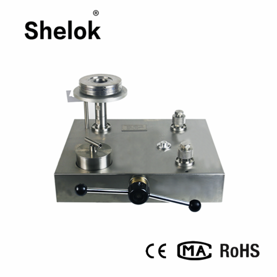 DWT oil piston dead weight tester for pressure gauges transmitters