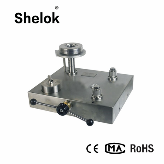 DWT oil piston dead weight tester for pressure gauges transmitters