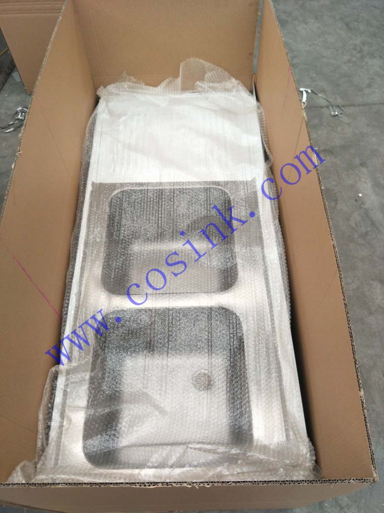 China manufacture under cabinet moulded 201 304 restaurant stainless steel kitchen sink