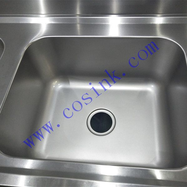 hotel restaurant polished commercial kitchen stainless steel sink bowl