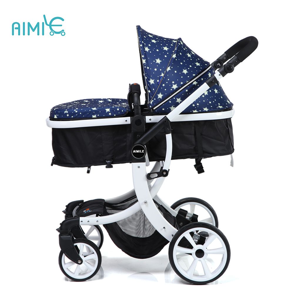 2017 Aluminum alloy frame of baby stroller for newborn from China factory