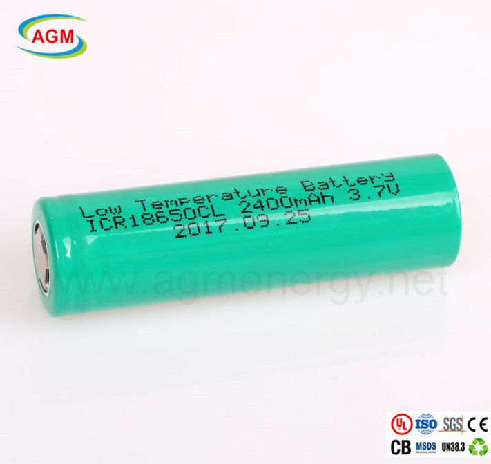 Rechargeable Low Temperature Battery Icr18650cl 2200mAh 3.7V Lithium Battery