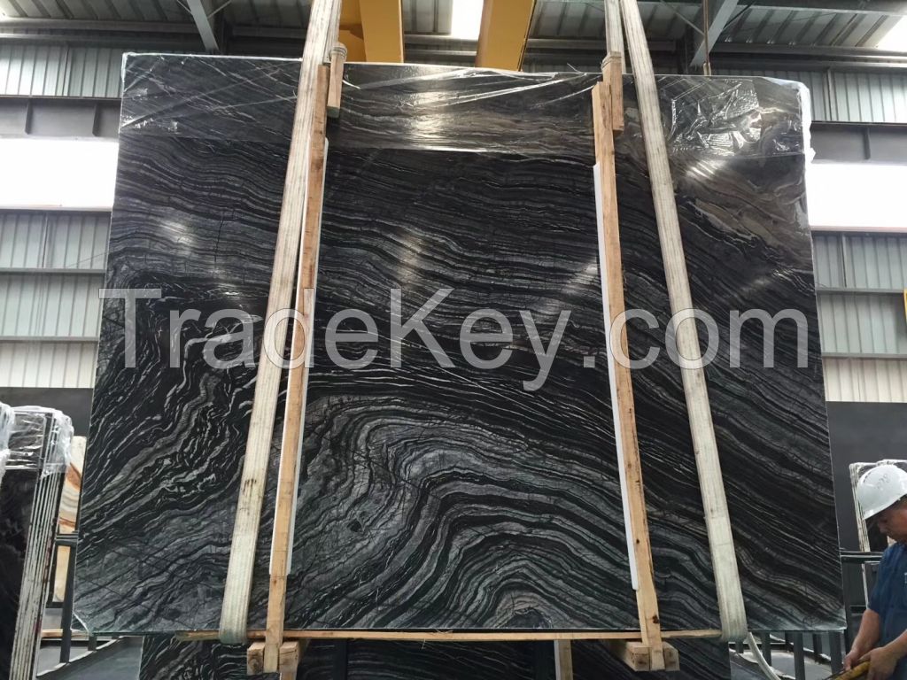 Silver Wave Marble/Black Forest Marble/ kenya marble