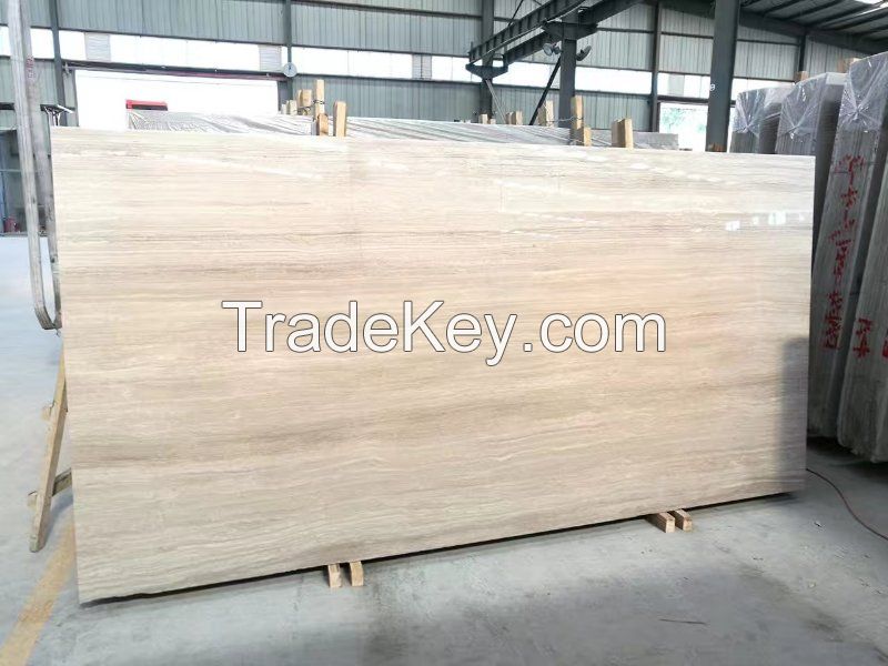 White Wood Vein Marble White Serpeggiante Marble Slab