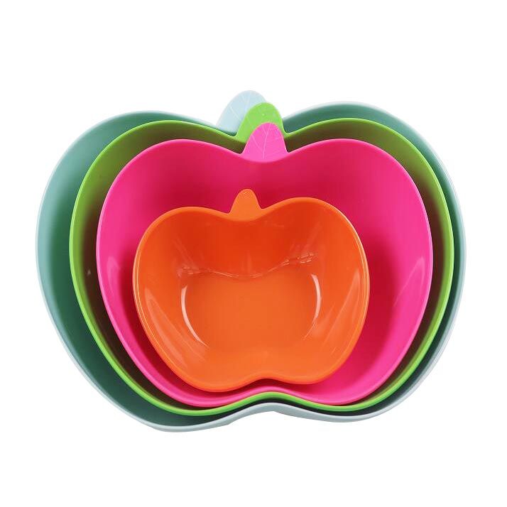 Melamine apple shape bowl,melamine dinner shape bowl,eco-friendly