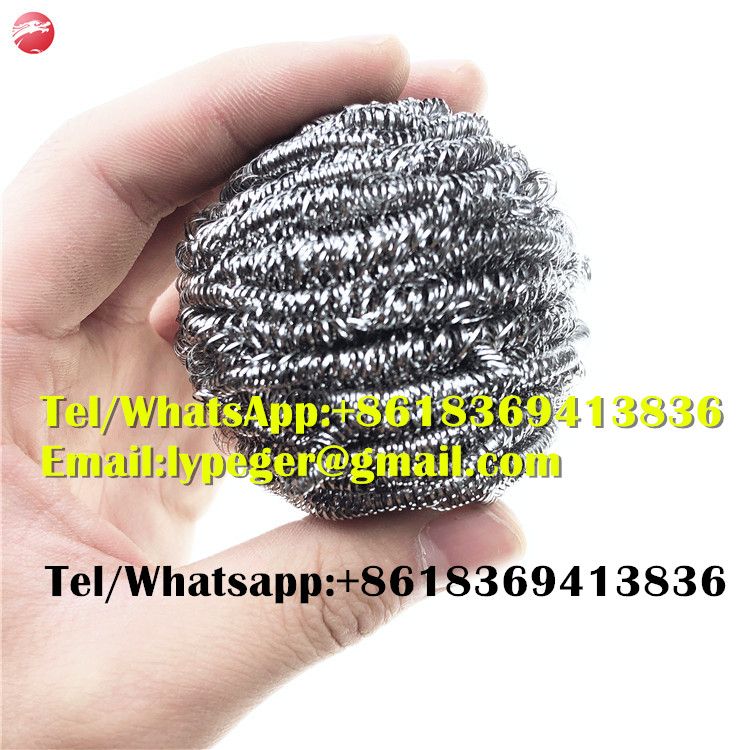 Kitchen cleaning ball stainless steel scourer